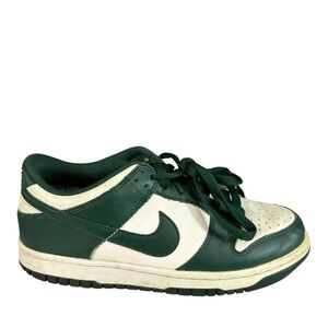Nike Dunk Low Michigan State Team Green White Sneakers DD1391-101 Women's 8.5